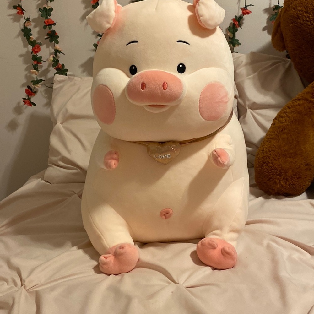 Big pig plush